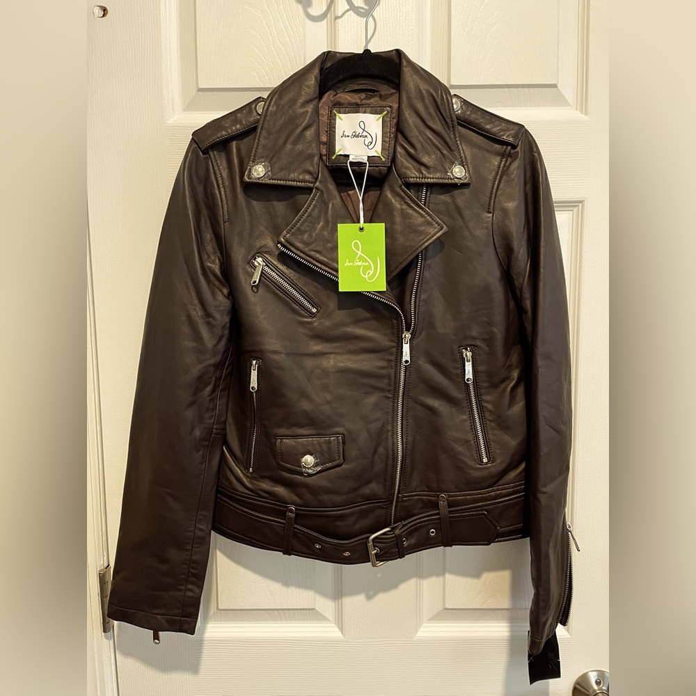 Sam edelman real leather moto jacket-size S